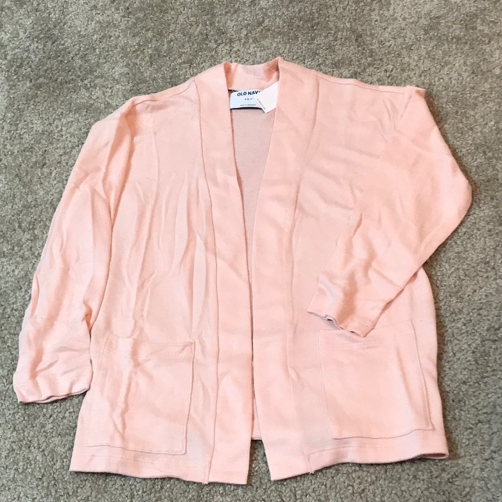 NWT Girls Old Navy soft pink Cardigan sweater - size 8 med - …